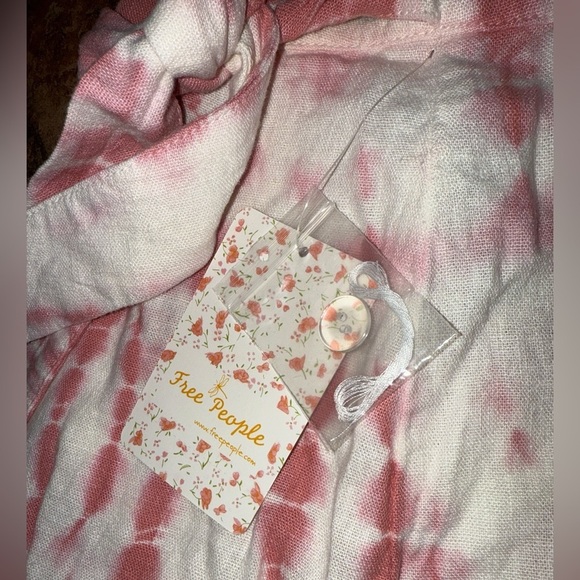 Free People Rosie Tie Dye Wrap Mini Skirt NWT - Picture 5 of 9